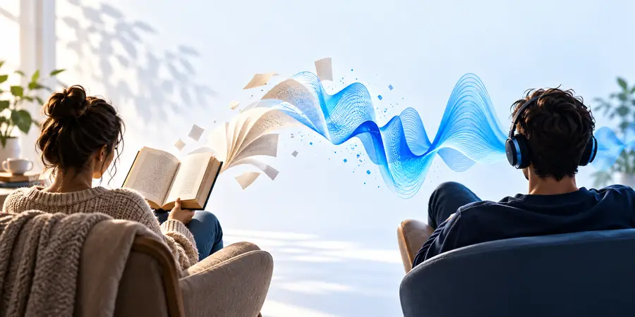 Reading workflow prepared for spoken playback